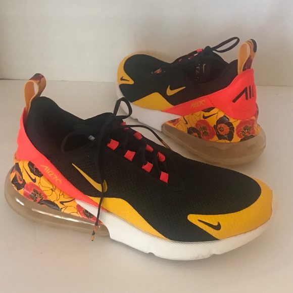 nike air max 270 floral black